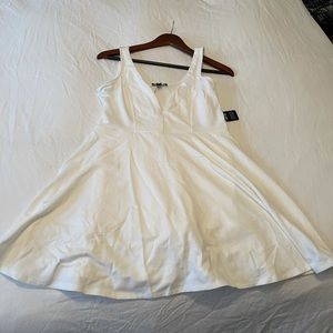 White express skater dress with shorts built in. Brand new never worn.